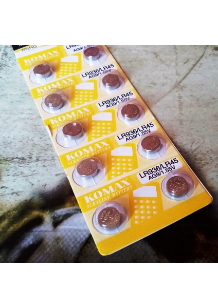 Button Alkalıne Battery Ag Seria Ag 9 Pil LR936 Pil SR394 Pil 936 Pil LR45 Pil Saat Pili Yedek Pil fiyatları