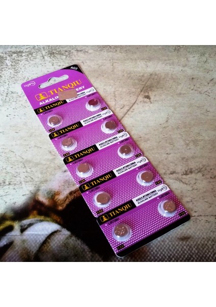 Button Alkalıne Battery Ag Seria Ag 2 Pil LR726 Pil SR396 Pil 396A Pil Ag2 Pil Saat Pili Yedek Pil