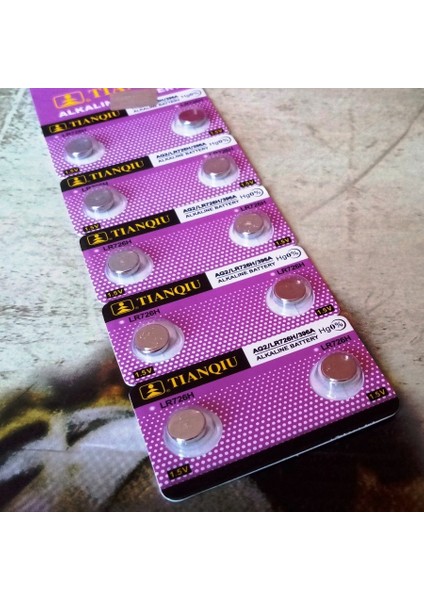 Button Alkalıne Battery Ag Seria Ag 2 Pil LR726 Pil SR396 Pil 396A Pil Ag2 Pil Saat Pili Yedek Pil