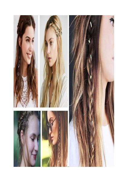 Saç Piercingi - Saç Yüzüğü - Silver