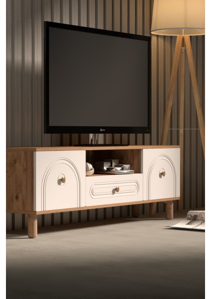 Bohem Tv Ünitesi 180 Cm MDF Kapaklı Tv Sehpası