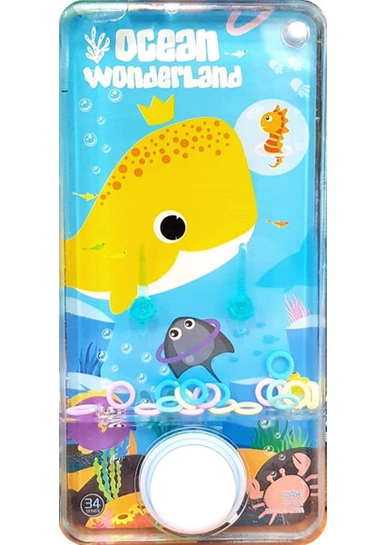 Yellow Okyanus Dünyası Sulu Halka Oyunu Transparent Water Ring Game Water Ring Ocean World For Kids fiyatları