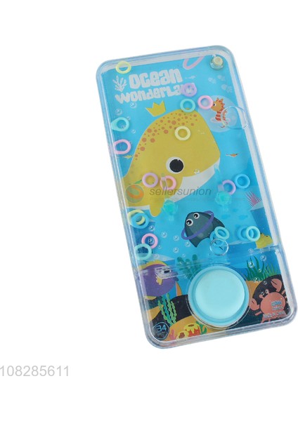 Yellow Okyanus Dünyası Sulu Halka Oyunu Transparent Water Ring Game Water Ring Ocean World For Kids fırsatları