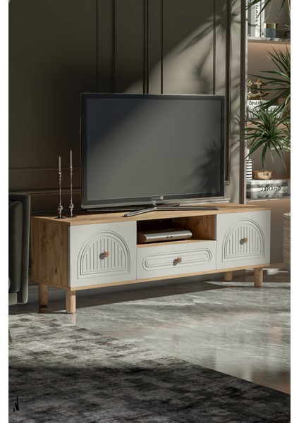 Bohem Tv Ünitesi 180 cm Mdf D Kapak Çizgili