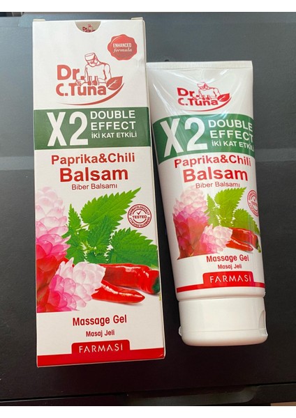 Dr. C. Tuna Iki Kat Etkili Biberli Masaj Jeli 250 ml
