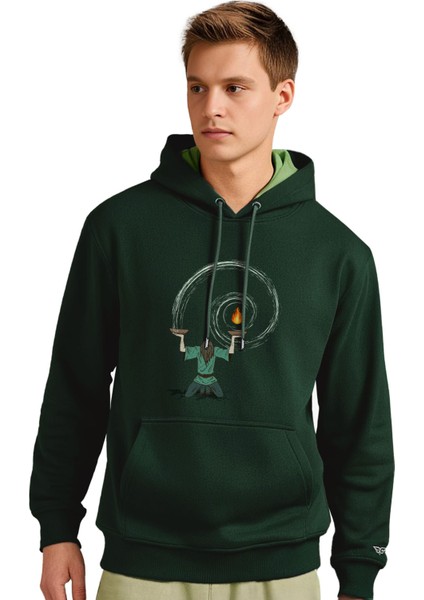 Bilgeliğin Evreni Tasarım Kapşonlu Sweatshirt Hoodie
