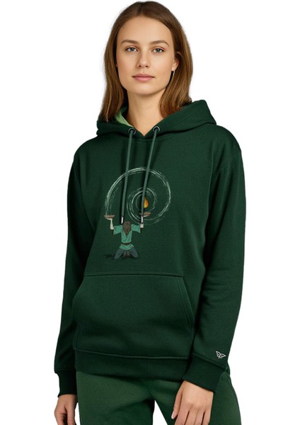 Bilgeliğin Evreni Tasarım Kapşonlu Sweatshirt Hoodie