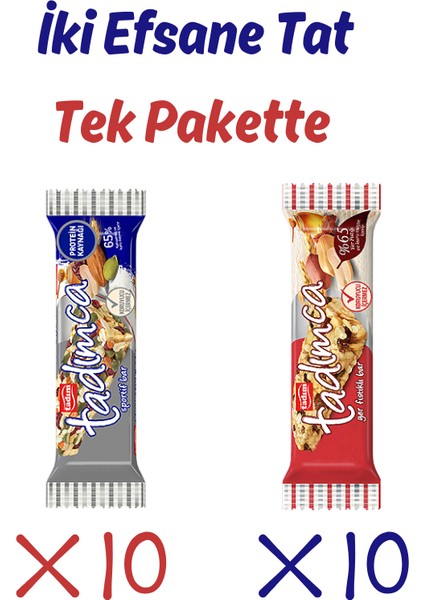 Sportif Bar & Yer Fıstıklı Bar Karışık Paket (20 Adet)