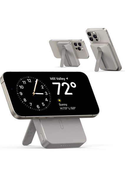Kablosuz Taşınabilir Şarj Cihazı 10000 mAh Halolock Kickstand