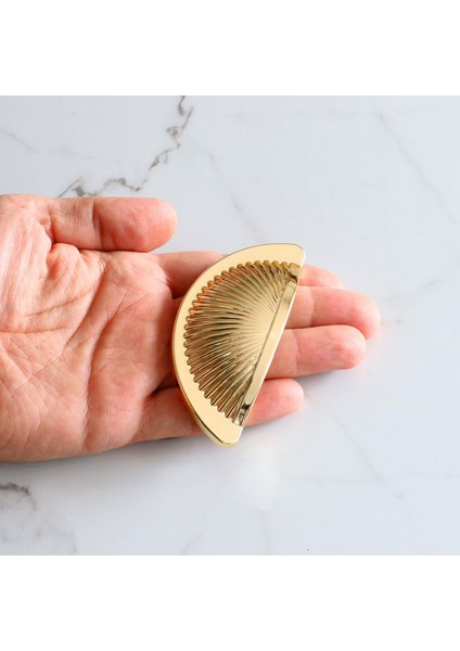 Mobilya Mutfak Dolabı Çekmece Dolap Kulpları Kulb Yelken Midye Tas Çanak 64 mm Düğme Altın Gold modelleri