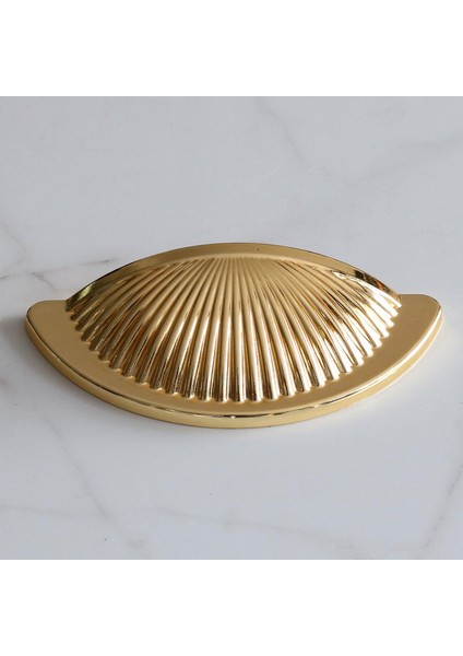 Mobilya Mutfak Dolabı Çekmece Dolap Kulpları Kulb Yelken Midye Tas Çanak 64 mm Düğme Altın Gold fırsatları