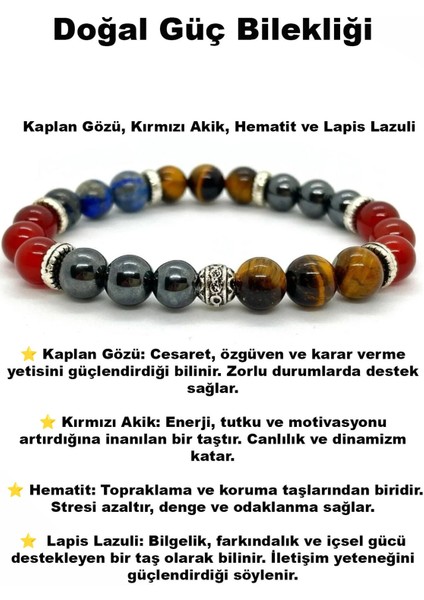 Doğal Taşlı Denge Bileklik