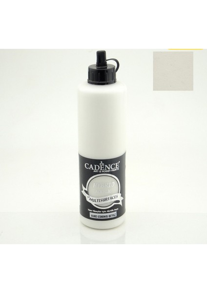 Ipek Hobi Cadence Hybrid Multisurface Boya 500 ml - H003 Eskimiş Beyaz