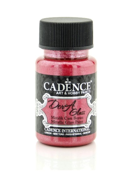 Ipek Hobi Cadence Dora Glass Kırmızı Renk Cam Boyası