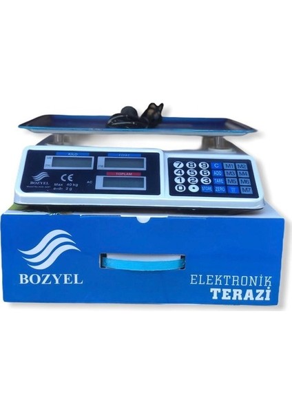 Dijital Göstergeli Elektronik Bakkal Kasap Manav Terazisi 40 kg (4767) - ETC8665-5782