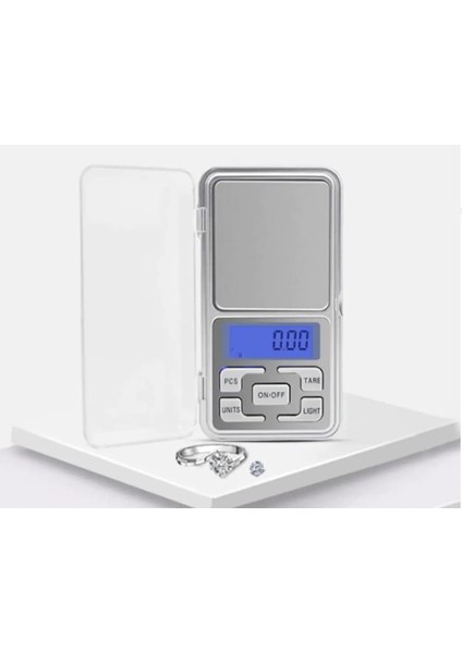 Dijital Hassas Elektronik Kuyumcu Cep Terazisi Tartı 200 gr / 0.01 gr (4767) - ETC1212-7592