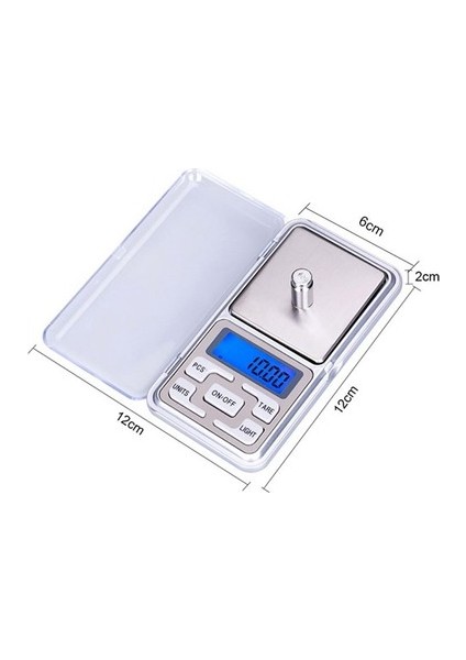 Dijital Hassas Elektronik Kuyumcu Cep Terazisi Tartı 200 gr / 0.01 gr (4767) - ETC1212-7592