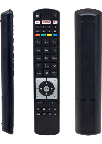 Vestel Rc 5118F Black Fplay Netflix-Youtube-Play Tuşlu Lcd-Led Tv Kumanda (4767) - ETC6813-5910