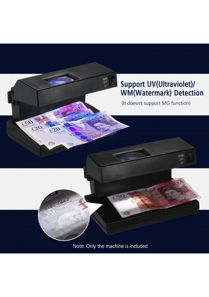 Vıp New Uv Counterfeıt Money Detector Vıp Kalite Profesyonel Para Kontrol Cihazı Full Fonksiyonlu