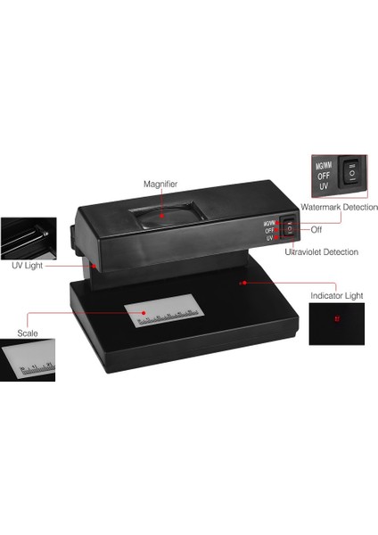 Vıp New Uv Counterfeıt Money Detector Vıp Kalite Profesyonel Para Kontrol Cihazı Full Fonksiyonlu