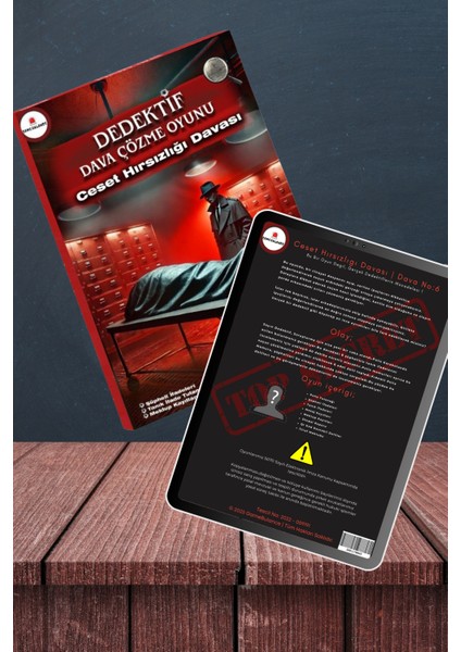 6'lı Dava Paketi Cinayet Çözme, Dedektif Oyunu - Dava Çözme Oyunu - Katil Kim Bulma Oyunu