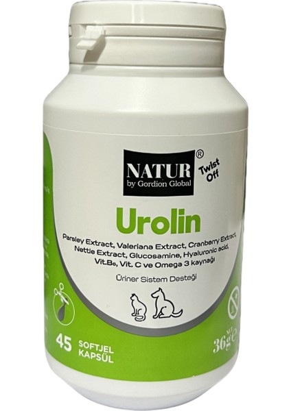 Urolin Kedi Köpek İdrar Sağlığı Destek 45 Tablet