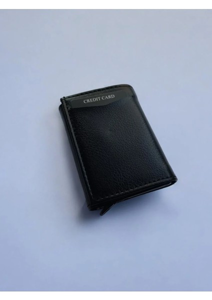 Rfid Korumalı Çıtçıtlı Otomatik Alüminyum Mekanizmalı Unisex Cüzdan-Kartlık fiyatları