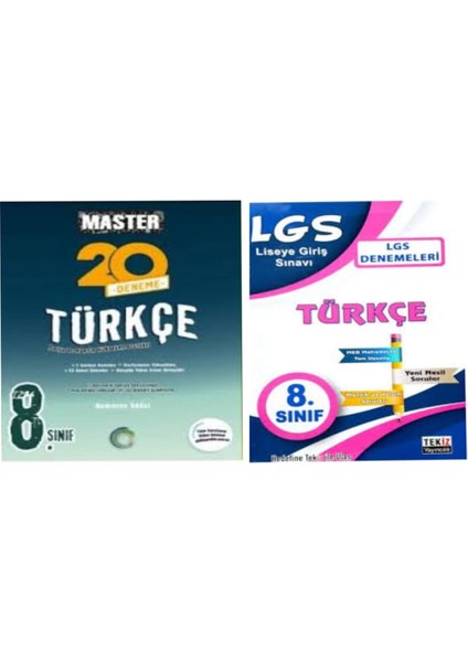 (Sınıf: 8) Master Türkçe 15 Deneme ve Lgs Türkçe Deneme