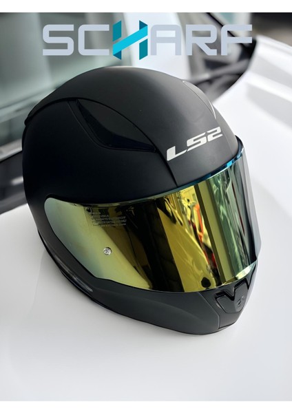 Ls2 Rapıd / Stream / Storm Uyumlu Gold Vızor (Kask Yedek Parçasıdır)