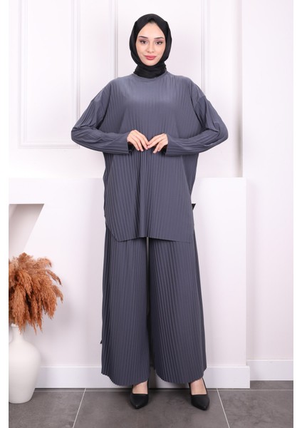 Füme Piliseli Sandy Tunik Pantolon Takım fiyatları