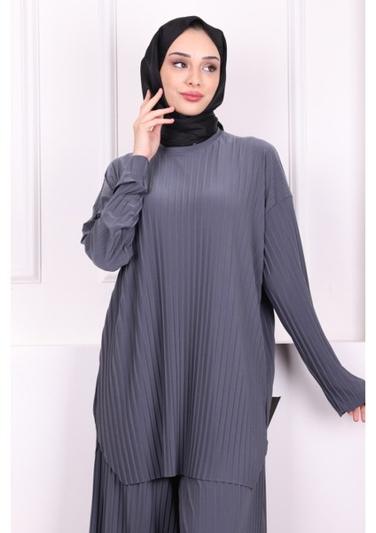 Füme Piliseli Sandy Tunik Pantolon Takım fırsatları