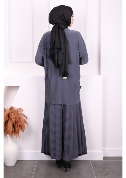 Füme Piliseli Sandy Tunik Pantolon Takım indirimleri