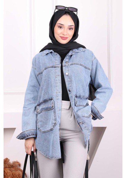 Mavi Cepli Kot Ceket modelleri