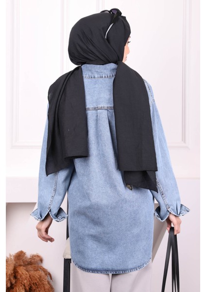 Mavi Cepli Kot Ceket fırsatları