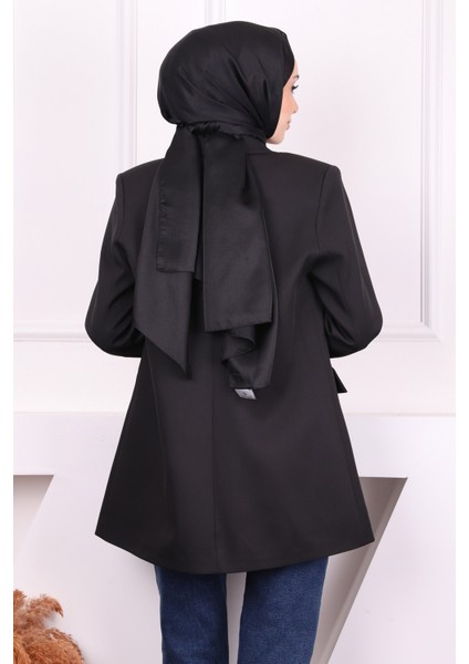 Siyah Kravuze Yaka Blazer Ceket fırsatları
