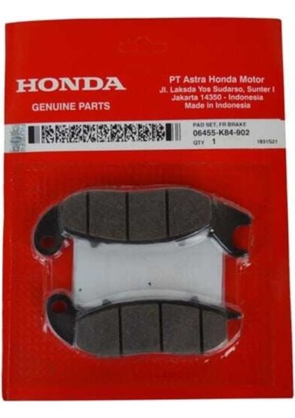 Honda Crf 250 L Ön Fren Balata K84
