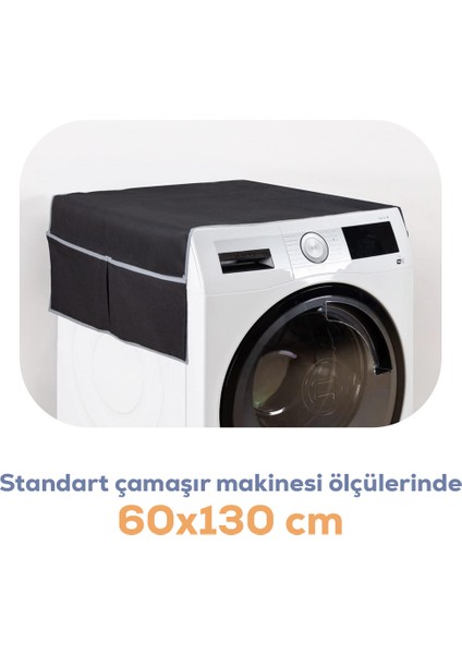 Çamaşır Makinesi Örtüsü 4 Cepli Banyo Düzenleyici Organizer Buzdolabı Örtüsü Depolama Hurç indirimleri