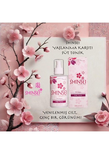 Yaşlanma Etkilerine Karşı Arındırıcı ve Canlandırıcı Süt Tonik