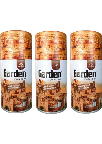 Oda Kokusu Otomatik Hava Temizleyici Gizemli Doğu Parfüm Spreyi 260 ml x 3 Adet