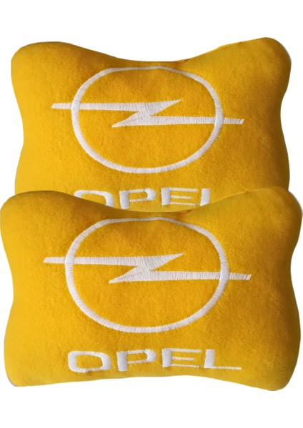 Opel Nakışlı Kırmızı Araç Oto Halı Paspas | Opel Sarı Araç Seyahat Oto Boyun Yastığı modelleri