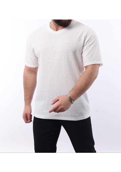 Oversize Düz T-Shırt