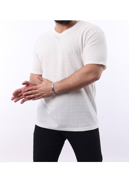 Oversize Düz T-Shırt