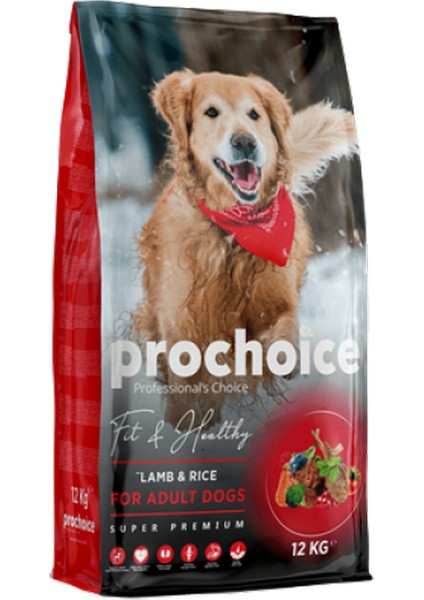 Prochoice 12 kg Yetişkin Köpekler Için, Hipoalerjenik, Kuzu Etli ve Pirinçli Kuru Mama 11
