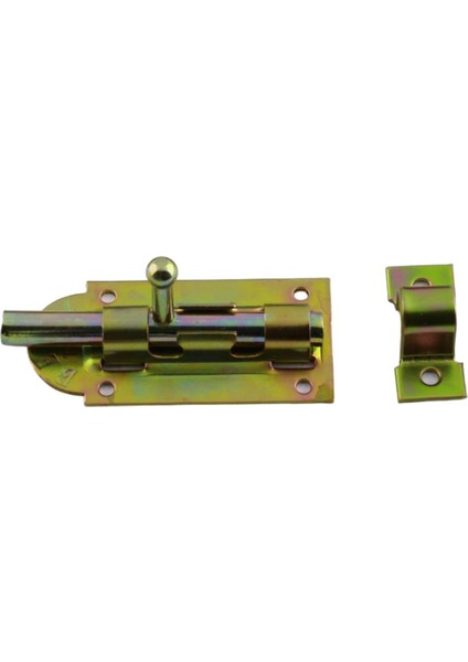 Sürgü Mavzer No:2 Kilit Kadmiyum 32X68 mm Ahşap Pvc Demir Kapı Pencere Emniyet Mandalı Kilidi