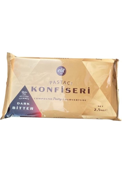 Pastacı Bitter Konfiseri 2.5 kg (Glutensiz)
