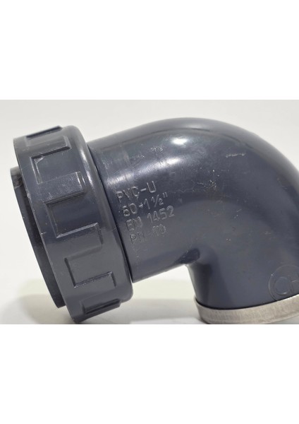 Pvc-U 50-1 1/2'' Dirsek Boru Pn-10 90° (1 Adet)