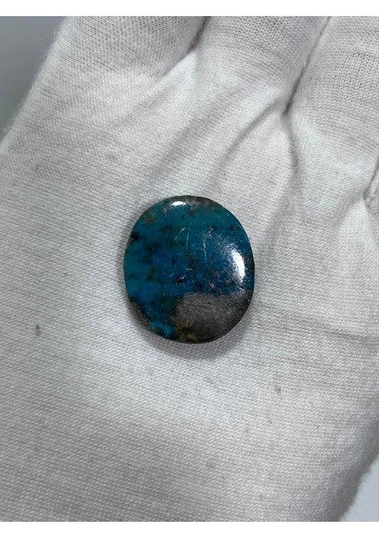 Okyanus Temalı Doğal Kabaşon Firuze Taşı 24,6 Karat - Turkuaz Taşı 4,96 Gram fiyatları