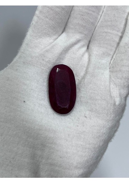 Faset Kesim Doğal Yakut Taşı 39,5 Karat ( Ruby , Rubin Stone)