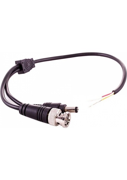 20 Adet - Hazır Bnc ve Dc Jack Erkek Fabrikasyon Soket - 30CM