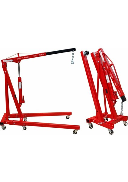 2 Ton Katlanır Üç Ayaklı Hidrolik Vinç fiyatları